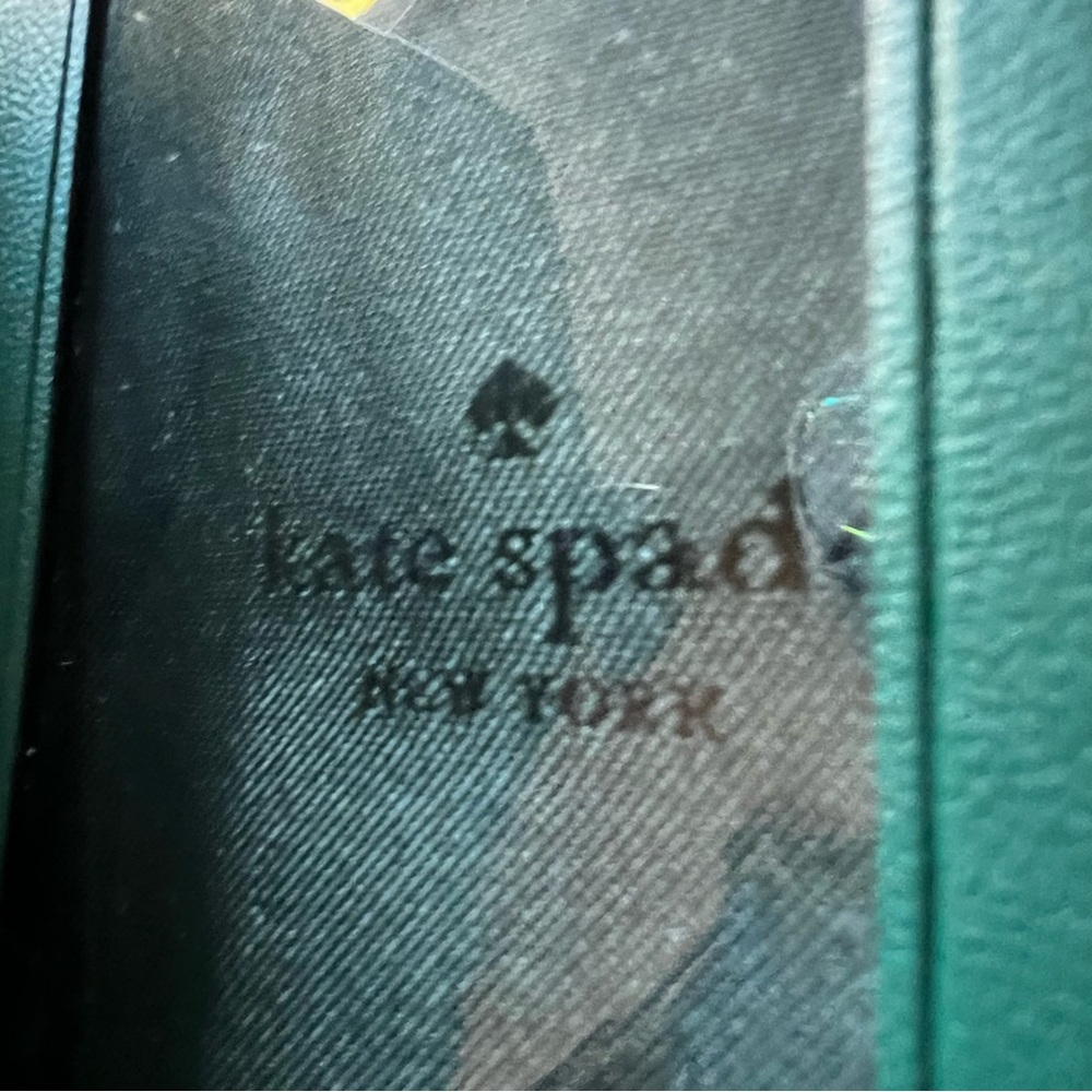 Kate Spade Green Quilted Wallet - Picture 9 of 13